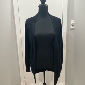 Black cardigan